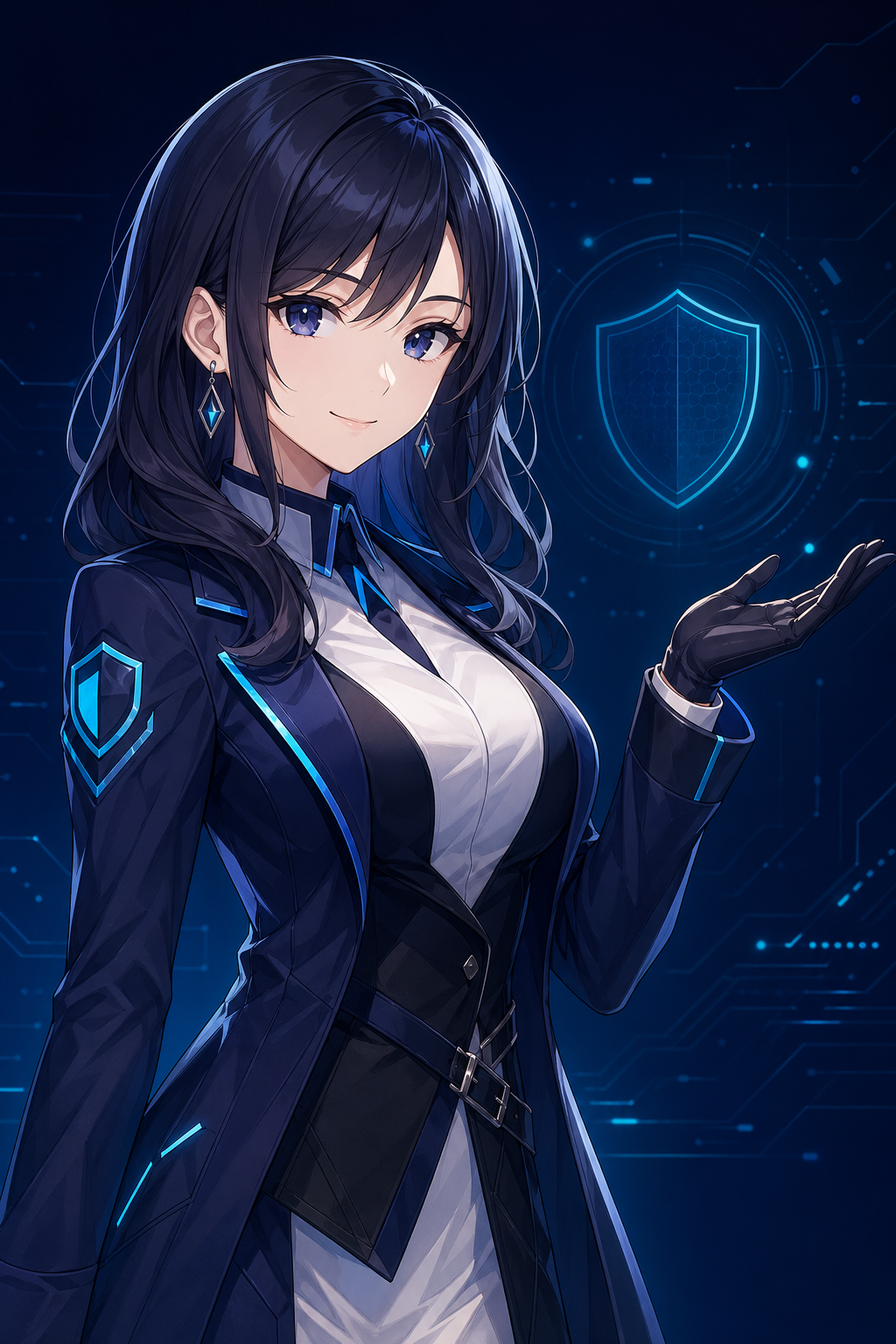 VPN Security Lab 案内人キャラクター上半身